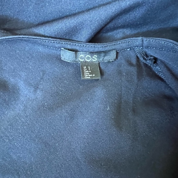 cos Women Navy Blue Dress- Size S - Picture 8 of 9